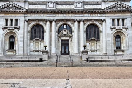 Public library in Washington D.C., United States.のeditorial素材