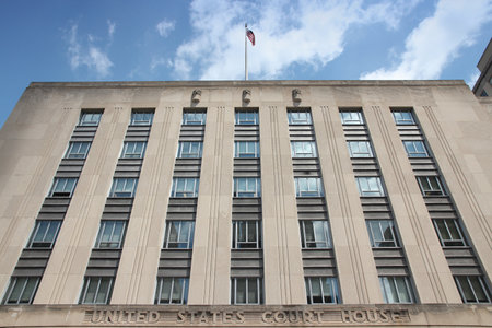Philadelphia, Pennsylvania - city in the United States. Court house building.のeditorial素材