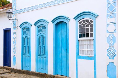 Paraty, Brazil - old town in state of Rio de Janeiro.の写真素材