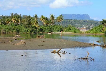Baracoa, Cuba - Rio Miel landscape, part of Alejandro de Humboldt National Parkの写真素材