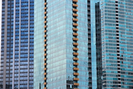 Abstract skyscraper windows background. Modern architecture pattern.