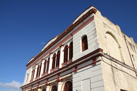 Theatre in Camaguey, Cuba.のeditorial素材