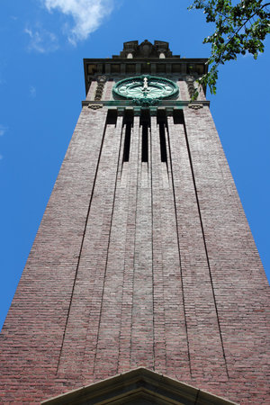 Brown University - Providence, Rhode Island. City in New England, USA. University's Carrie Tower.のeditorial素材