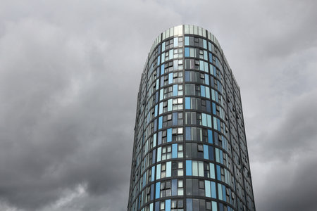 SHEFFIELD, UK - JULY 10, 2016: Hancock and Lant Tower in Sheffield, Yorkshire, UK. It was designed...