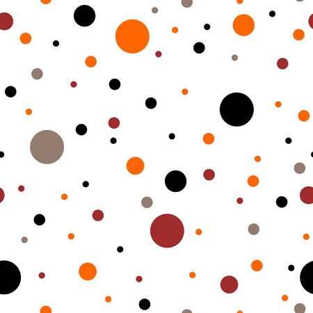 Spotted texture - polka dot circles vector background.のイラスト素材