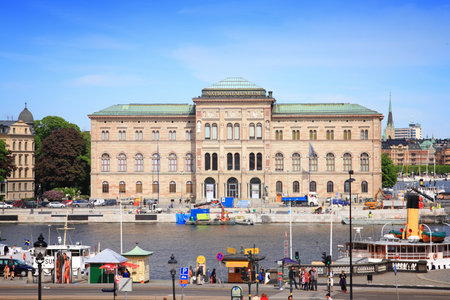 STOCKHOLM, SWEDEN - MAY 31, 2010: People visit Old Town in Stockholm, Sweden. Stockholm is the capital city of Sweden, 2.2 million people live in its metropolitan area.のeditorial素材