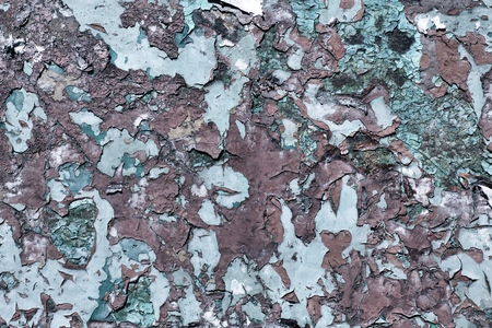 Cracked paint texture - old wall background pattern.