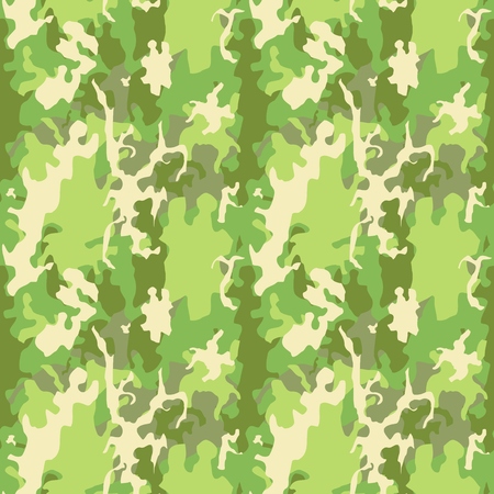 Camouflage vector texture - seamless military camo fashion fabric background.のイラスト素材