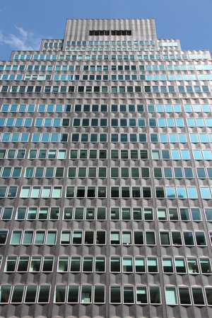 NEW YORK, USA - JULY 3, 2013: 99 Park Avenue building in New York City. The building was completed in 1930.のeditorial素材