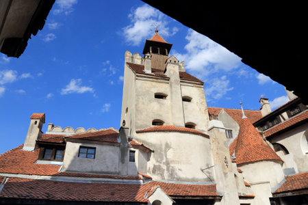 Bran Castle, Transylvania, Romania. Medieval landmark of Romania.のeditorial素材