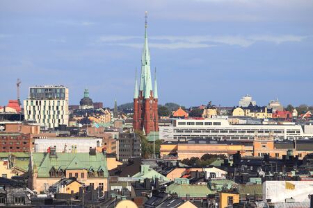 Stockholm city skyline, Sweden - architecture in Norrmalm district.の写真素材