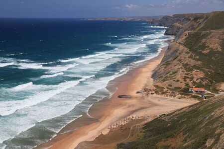 Cordoama Beach, Portugal - West Atlantic coast of Algarve region.の写真素材