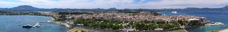 Corfu Old Town (Kerkyra)  Aerial view.の写真素材