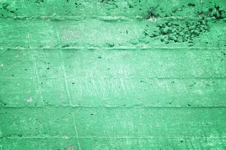 Grunge background. Green rough wall. Background texture.の写真素材