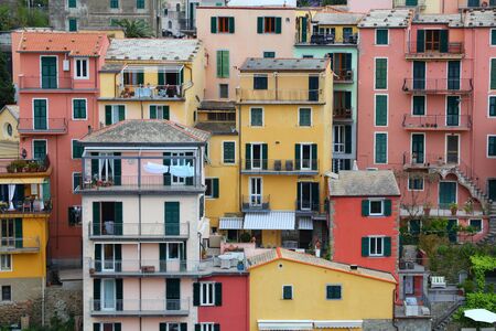 Cinque Terre, Italy. Manarola, fishing villageの写真素材