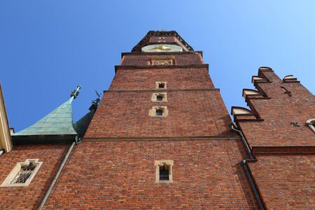 Wroclaw city landmarks -  Old Town Hall at Rynek square. Wroclaw, Poland.の写真素材