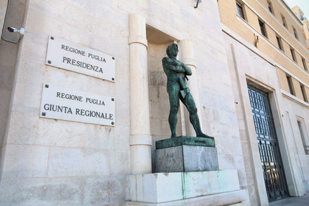 BARI, ITALY - MAY 28, 2017: Giunta Regionale (Regional Council) of Puglia Region of Italy.のeditorial素材