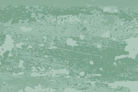Bleak green grunge distressed background. Grungy vector texture.のイラスト素材
