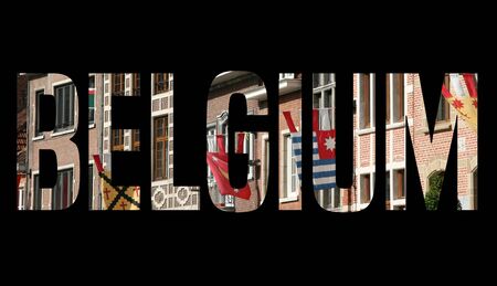 Bulgaria text sign - country name word photo silhouette.の写真素材