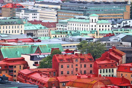 Gothenburg city in Sweden. Old town cityscape.の写真素材