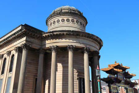 Liverpool city, UK. The Blackie building - local community arts center.の写真素材