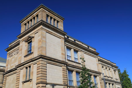 Krefeld city in Germany. Art museum (Kunstmuseen Krefeld).のeditorial素材