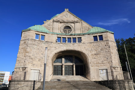 Essen city in Ruhr region, Germany. Old Synagogue.