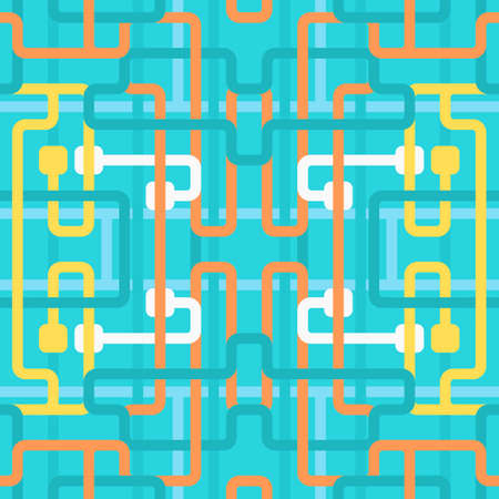 Transport connection lines pattern. Vector transport network line fashion texture.のイラスト素材