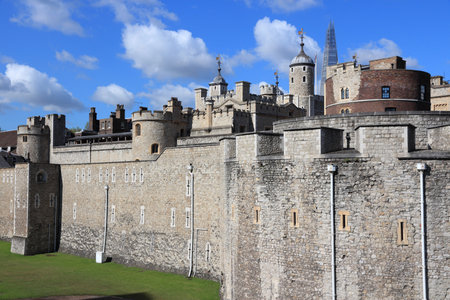 Tower of London UK.Medieval landmark of London UK.のeditorial素材