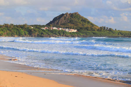 Kenting Beach in Taiwan. Beautiful landscape of Kenting National Park.の写真素材