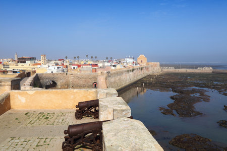 El Jadida town, Morocco. Moroccan landmark - former Portuguese colony townの写真素材