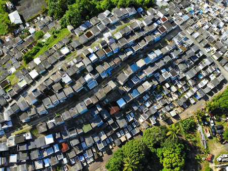 Guadeloupe landmark cemetery of Morne-a-l'Eau. Grande-Terre island.