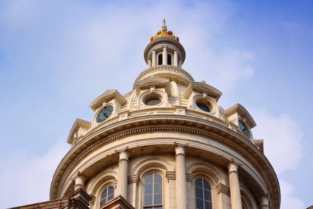 Baltimore City Hall, Maryland. Local government building. Second Empire architecture style.の写真素材