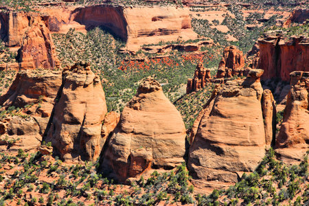 Colorado landscape - Colorado National Monument. Monument Canyon rocks. American nature.の写真素材