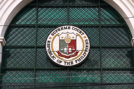 MANILA, PHILIPPINES - NOVEMBER 24, 2017: Supreme Court of the Republic of the Philippines in Manila.のeditorial素材