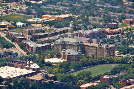Saint Ignatius College Prep school. Jesuit Catholic school in Chicago.のeditorial素材