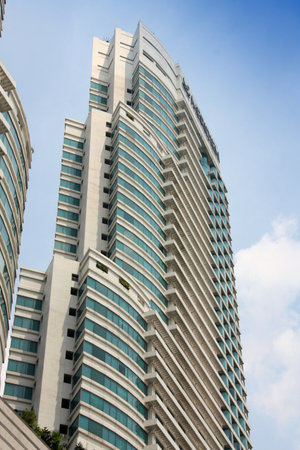 KUALA LUMPUR, MALAYSIA - FEBRUARY 5, 2009: Le Meridien luxury hotels in Kuala Lumpur, Malaysia. Le Meridien brand is operated by Marriott International group.のeditorial素材