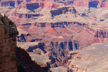 American nature. Grand Canyon National Park in Arizona, USA. Rock layers view.の写真素材