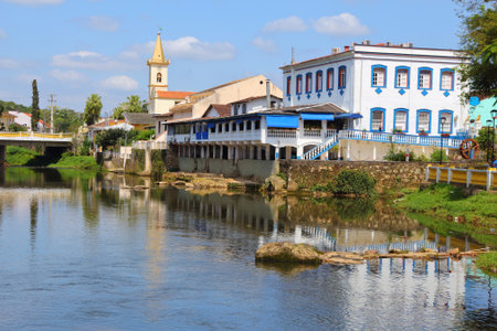 Morretes, Brazil. Old colonial town in the State of Parana.の写真素材