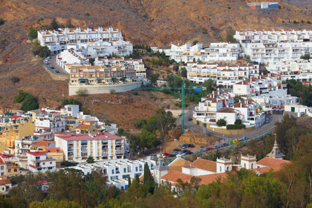 Malaga city, Spain. La Mania residential neighborhood.の写真素材