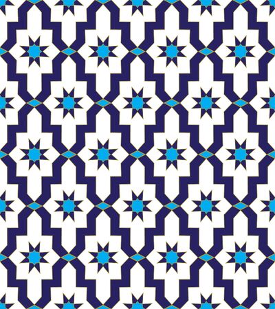 Pattern mosaic murals mural vector water vintage star ornamental tileのイラスト素材