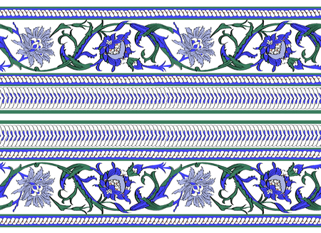 Pattern mosaic murals mural vector water vintage star ornamental tile mosaic red geometric tileのイラスト素材