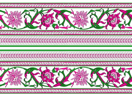 Arabic mosaic rose flower.のイラスト素材