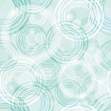 Floating blue circles background. Seamless pattern. Vector.のイラスト素材