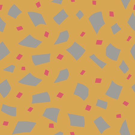 Random confetti background. Seamless pattern. Vector.のイラスト素材