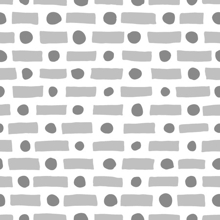 Random geometric background. Seamless pattern. Vector.のイラスト素材