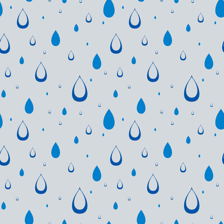 Rain background. Seamless pattern. Vector.のイラスト素材