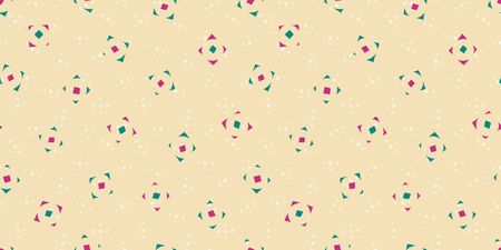Abstract background shapes. Seamless pattern. Vector.
