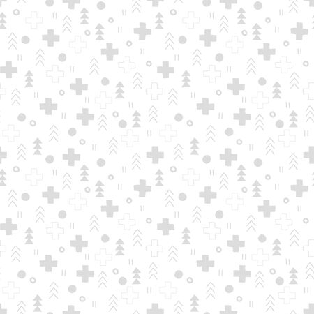 Geometric illustrations background. Seamless pattern. Vector.のイラスト素材