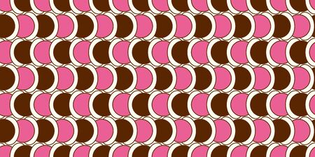 Geometric background. Seamless pattern. Vector. Wide.のイラスト素材